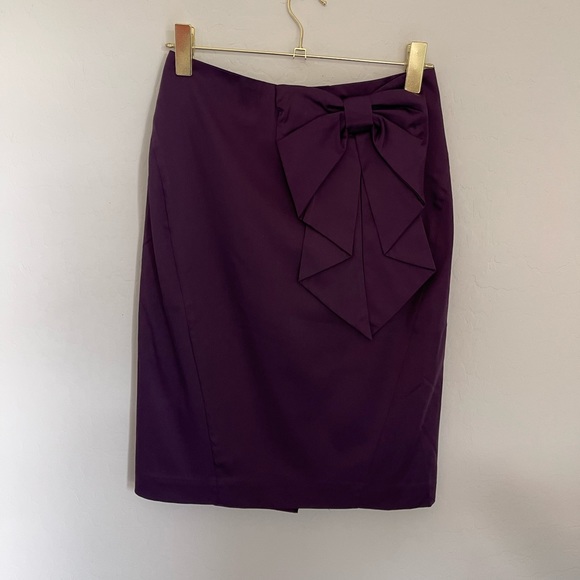 H&M Bow Detail Pencil Skirt Size 8 - Picture 2 of 6